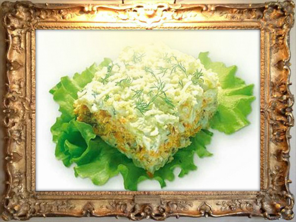 рецепт салата картофель консерва